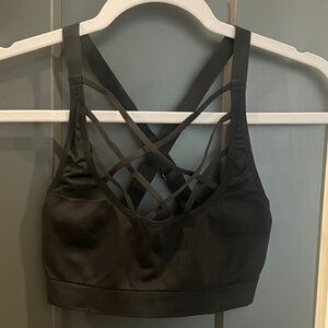 Victoria's Secret Black Crisscross Sports Bra